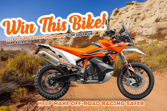 Win a 2024 KTM 890 Adventure R Rally Motorcycle at the 10th Annual Kurt Caselli Foundation MotoDoffo Event on June 8