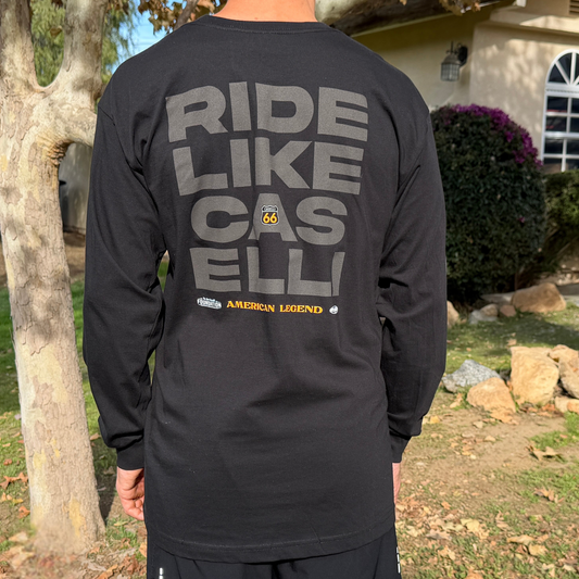 Black Long Sleeve 66 Legend Tee