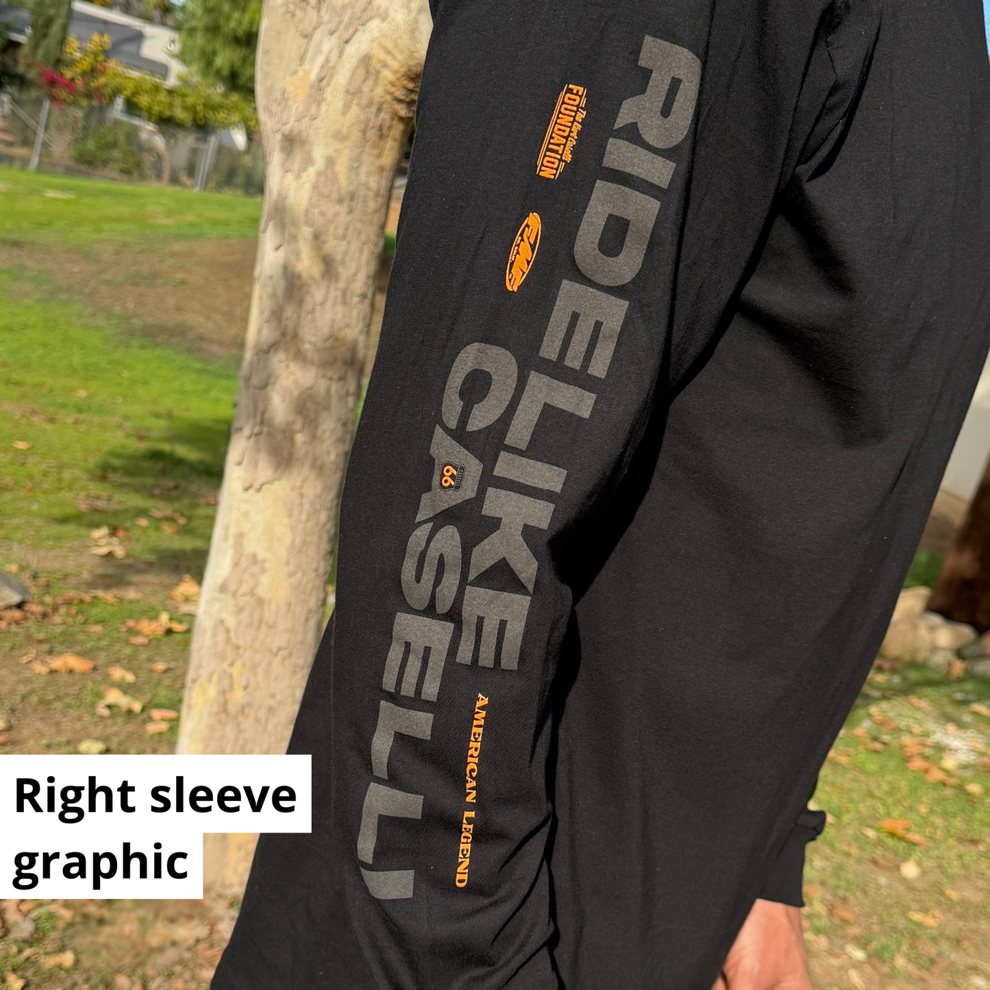 Black Long Sleeve 66 Legend Tee