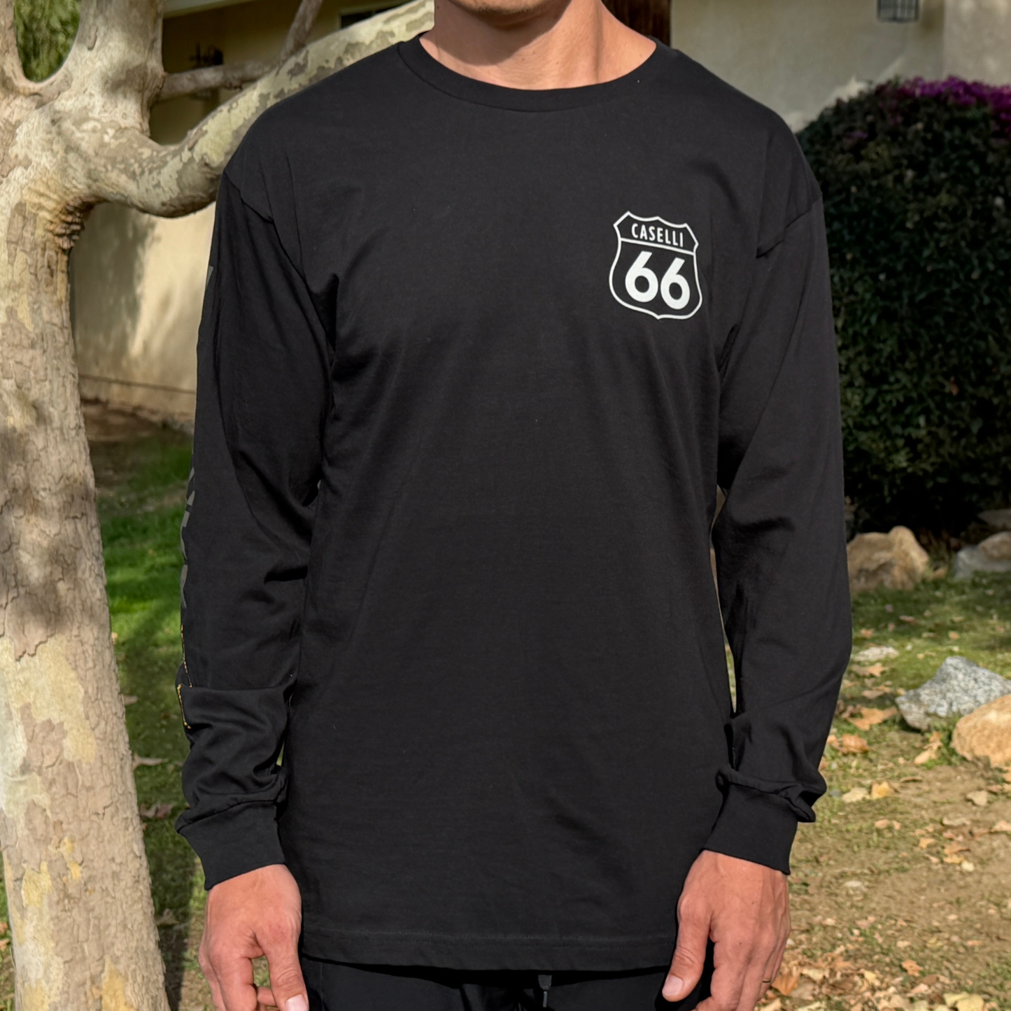 Black Long Sleeve 66 Legend Tee