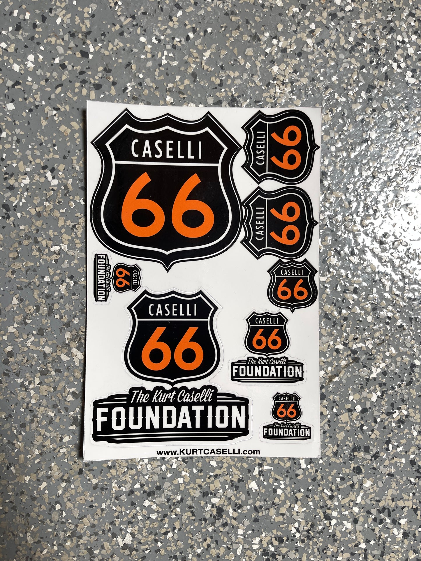 Original KCF Sticker Sheet