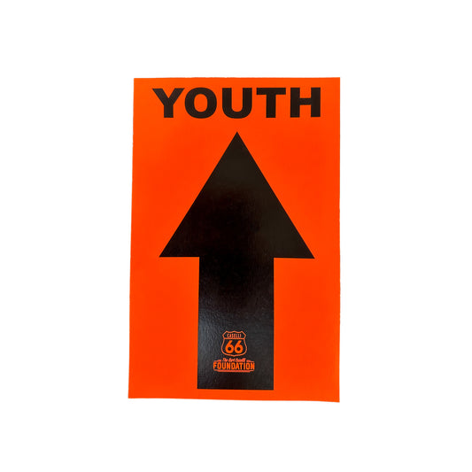 250 Orange Youth Directional Arrows