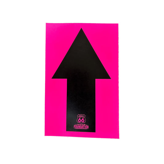 250 Pink Directional Arrows