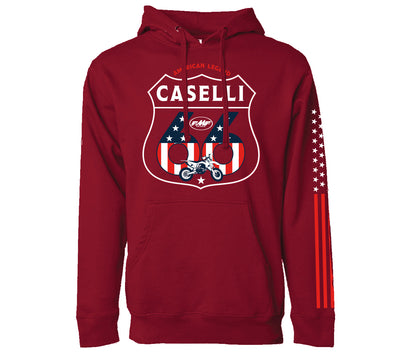 Worldwide Pullover Hoody (Red)