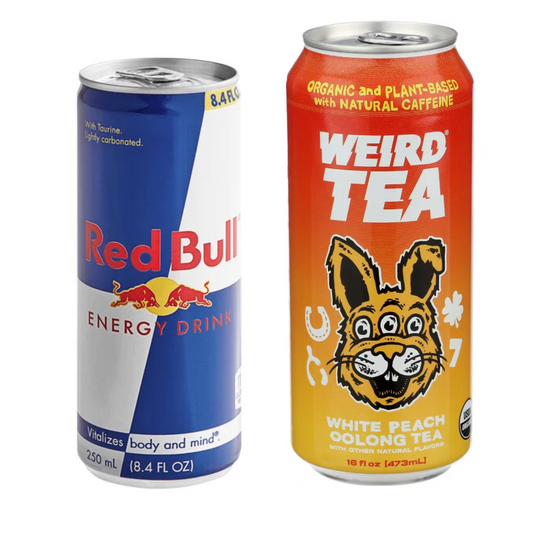 Non-Alcoholic Drinks: Red Bull/Drink Weird/Water