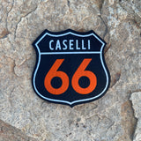 The Kurt Caselli Foundation 66 shield iron-on patch