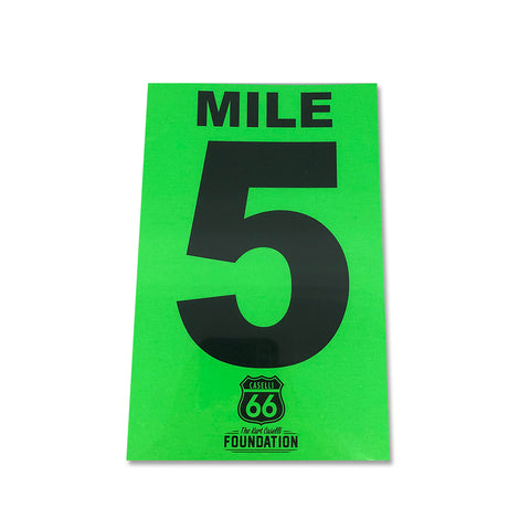 Race Mile Markers