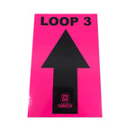 Pink Directional Loop 1, 2, 3 Arrows