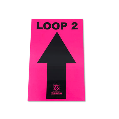 10 Pink Directional Loop 1, 2, 3 Arrows